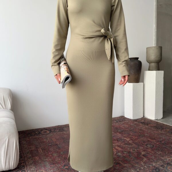 lamifustore haki elbise